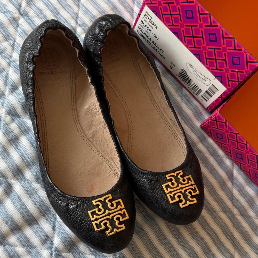 Tory Burch Melinda Flats - Picture 1 of 7